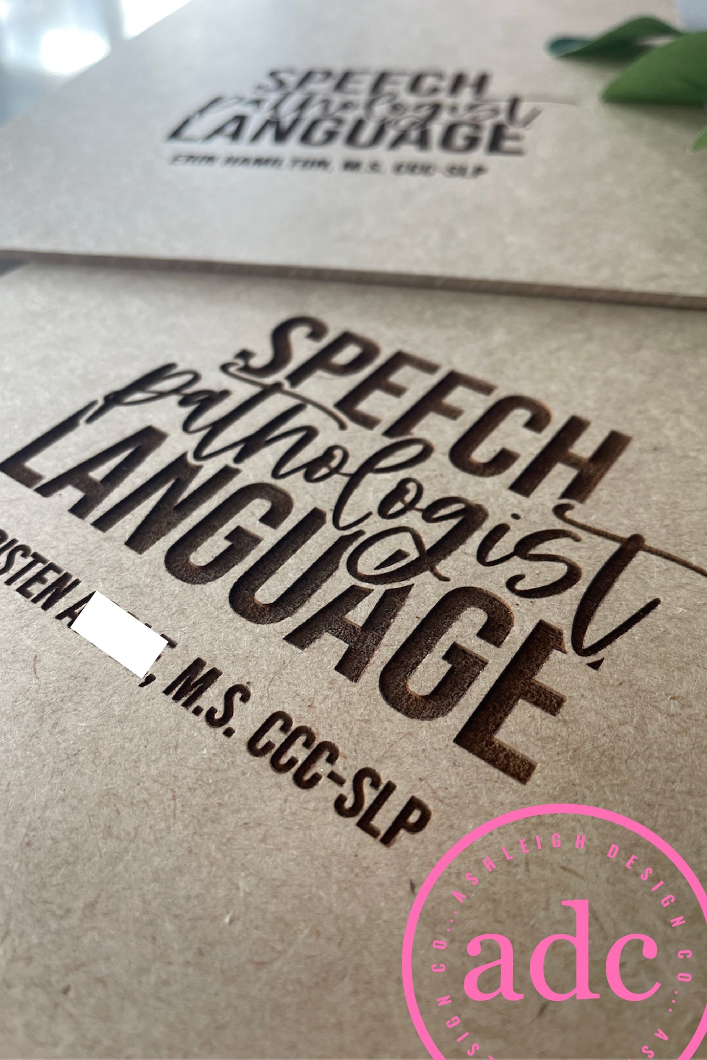 Custom Engraved Clipboard || Speech Language Pathologist