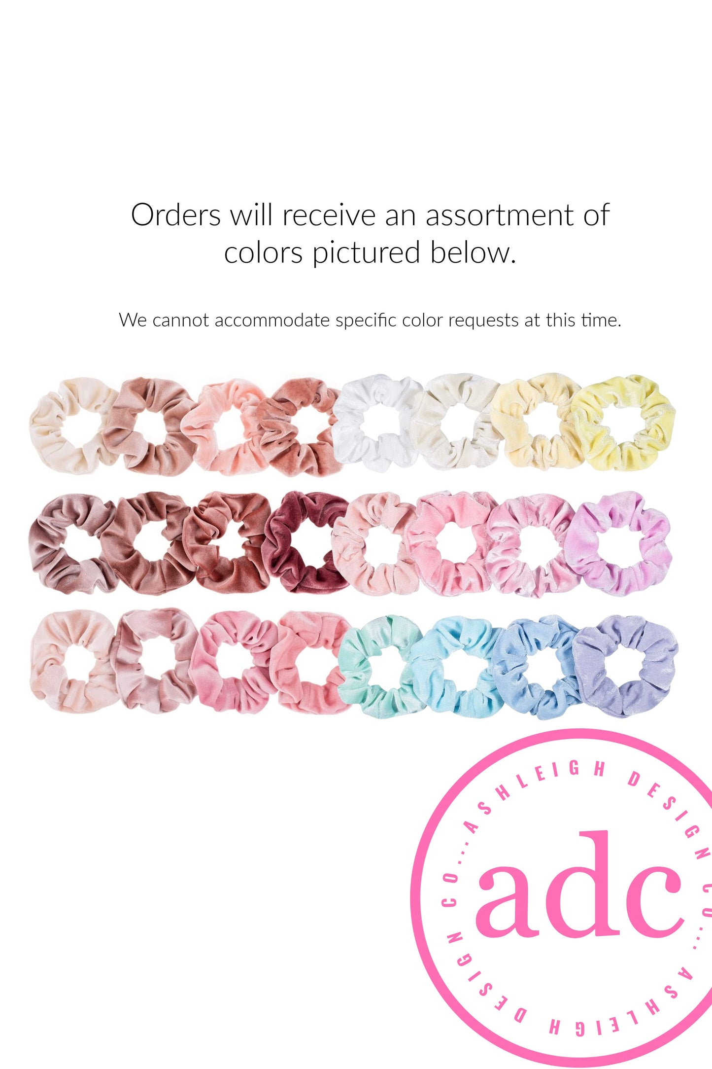 Let's Get Groovy Multicolor Scrunchies