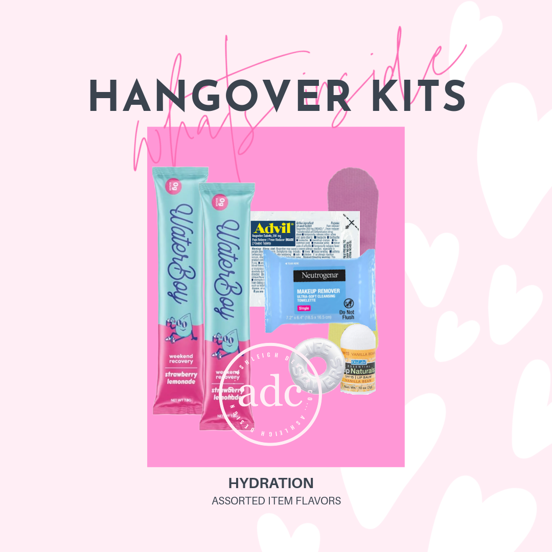 Design Your Own Custom Hangover Kits