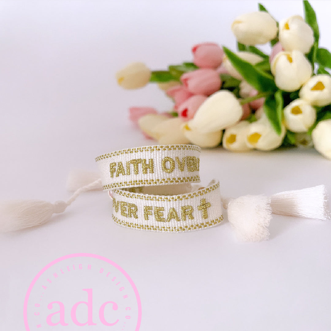 FAITH OVER FEAR Bracelet