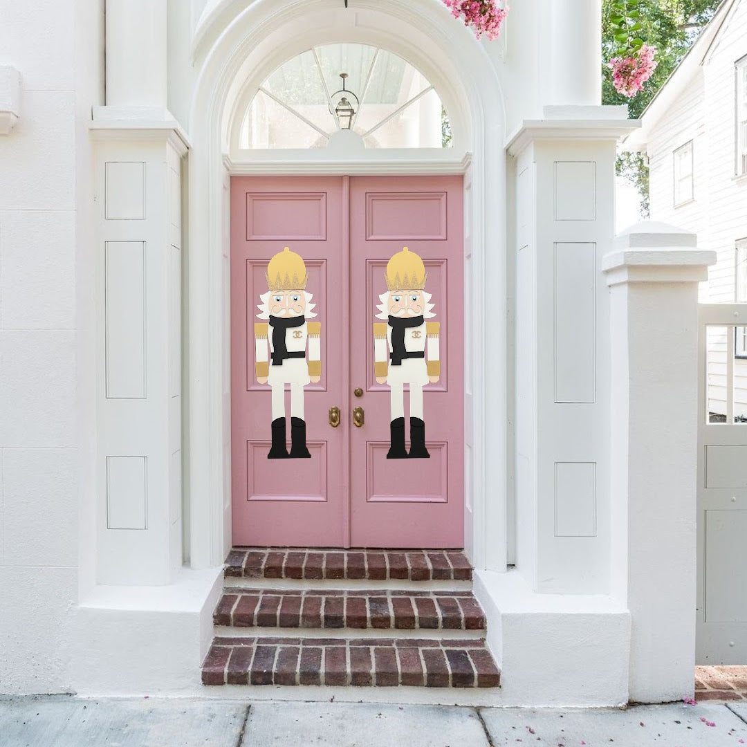 Designer Nutcracker Door Hanger