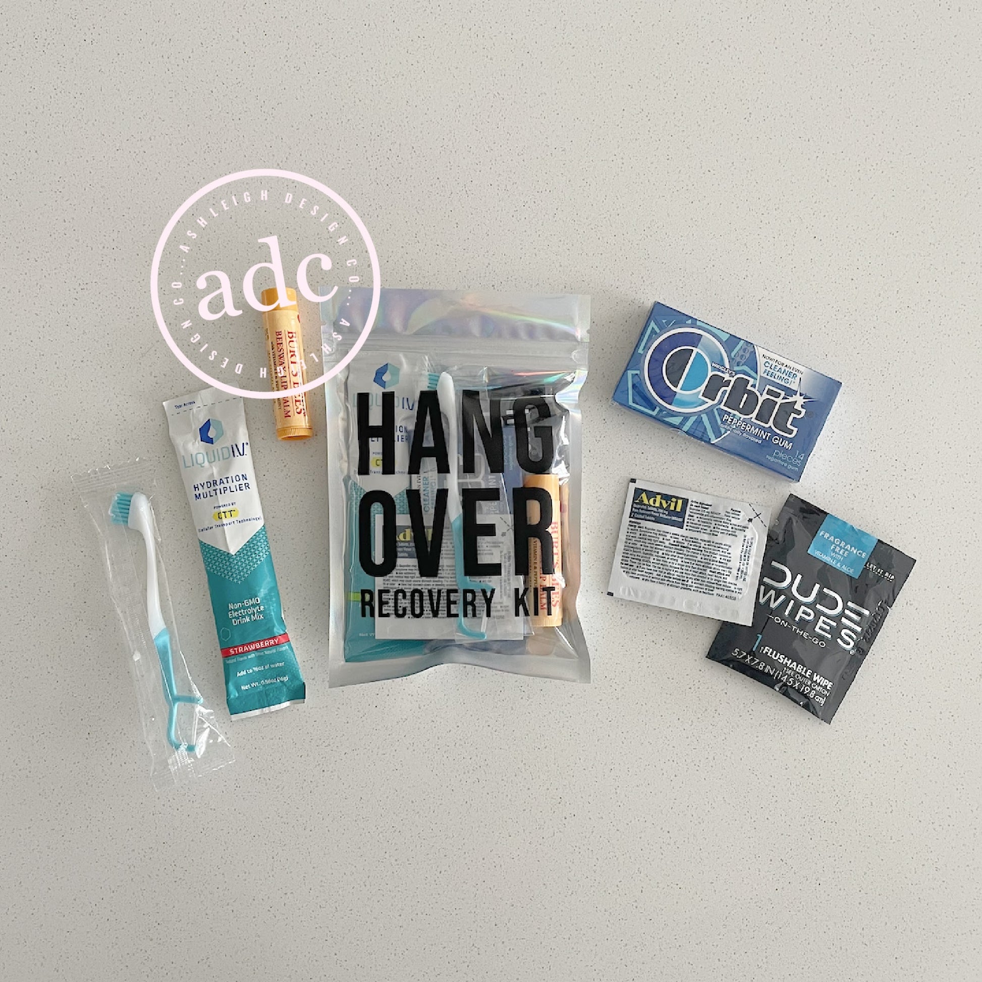Hangover Recovery Kit (with ring) – AshleighDesignCo